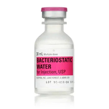 Bacteriostatic Water 30mL — Multi-Use Laboratory Diluent